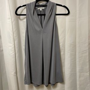Gray halter blouse